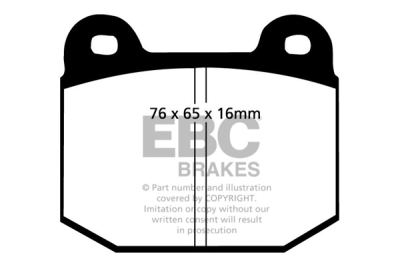 EBC sada brzd PD03KF | destičky Yellowstuff & kotouče Standard přední PD03KF936