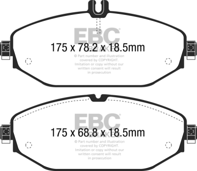 EBC sada brzd PD03KF | destičky Yellowstuff & kotouče Standard přední PD03KF1497