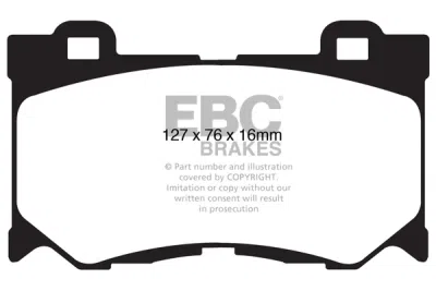 EBC sada brzd PD14KF | destičky Bluestuff & kotouče TurboGroove přední PD14KF718