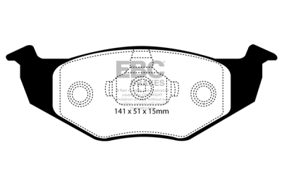 EBC sada brzd PD01KF | destičky Greenstuff & kotouče Standard přední PD01KF1348