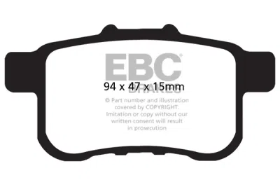 EBC sada brzd PD08KR | destičky Yellowstuff & kotouče Ultimax zadní PD08KR392