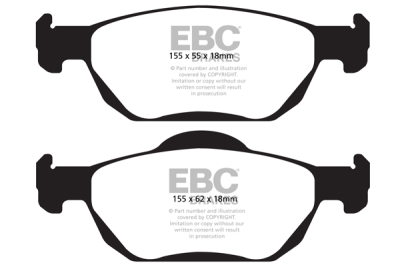 EBC Greenstuff | brzdové destičky přední DP22000