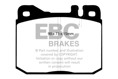 EBC sada brzd PD03KF | destičky Yellowstuff & kotouče Standard přední PD03KF793