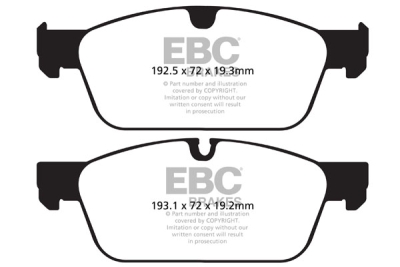 EBC Yellowstuff | brzdové destičky přední  DP42156R