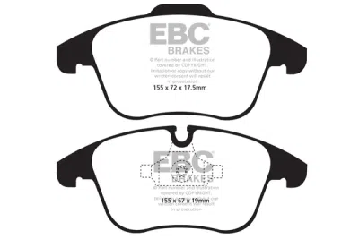 EBC sada brzd PD01KF | destičky Greenstuff & kotouče Standard přední PD01KF386