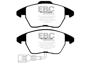 EBC Bluestuff NDX | brzdové destičky přední  DP51945NDX