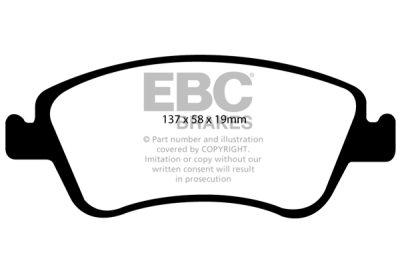 EBC Greenstuff | brzdové destičky přední DP21948