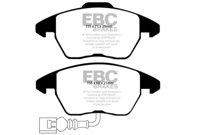EBC Redstuff | brzdové destičky přední  DP31945C