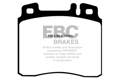 EBC sada brzd PD11KF | destičky Greenstuff & kotouče TurboGroove přední PD11KF1183