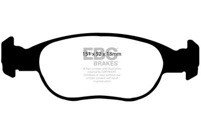 EBC sada brzd PD01KF | destičky Greenstuff & kotouče Standard přední PD01KF494