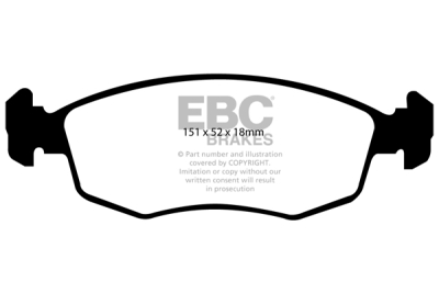 EBC sada brzd PD01KF | destičky Greenstuff & kotouče Standard přední PD01KF478