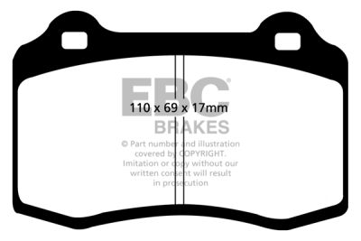 EBC sada brzd PD01KF | destičky Greenstuff & kotouče Standard přední PD01KF475