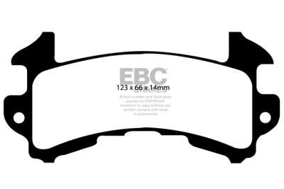 EBC Greenstuff | brzdové destičky přední DP21146