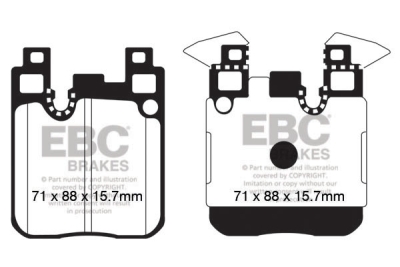 EBC Yellowstuff | brzdové destičky zadní DP42133R