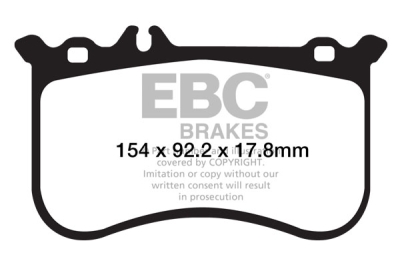 EBC Yellowstuff | brzdové destičky přední  DP42138R