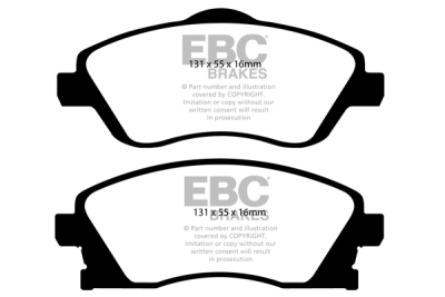 EBC sada brzd PD06KF | destičky Greenstuff & kotouče Ultimax přední PD06KF476