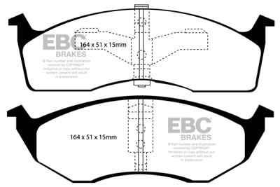 EBC Greenstuff | brzdové destičky přední DP21065