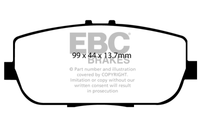 EBC sada brzd PD01KR | destičky Greenstuff & kotouče Standard zadní PD01KR833