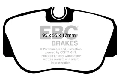 EBC sada brzd PD11KF | destičky Greenstuff & kotouče TurboGroove přední PD11KF1052