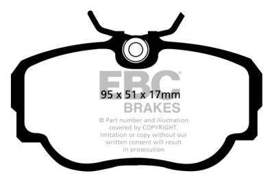 EBC sada brzd PD11KF | destičky Greenstuff & kotouče TurboGroove přední PD11KF1054
