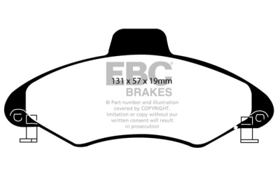 EBC sada brzd PD11KF | destičky Greenstuff & kotouče TurboGroove přední PD11KF1092