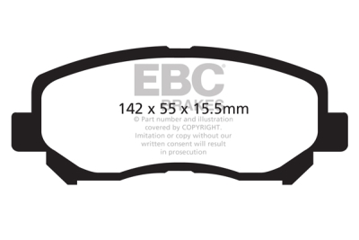 EBC sada brzd PD06KF | destičky Greenstuff & kotouče Ultimax přední PD06KF821