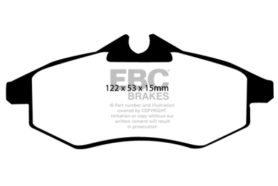 EBC Greenstuff | brzdové destičky přední DP21434