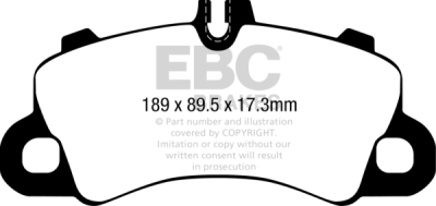 EBC Bluestuff NDX | brzdové destičky přední  DP52379NDX