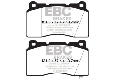 EBC Yellowstuff | brzdové destičky přední  DP42147R