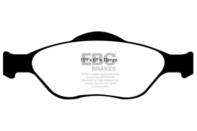 EBC Greenstuff | brzdové destičky přední DP21320