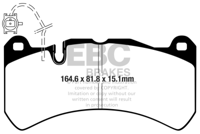 EBC Yellowstuff | brzdové destičky přední  DP42355R