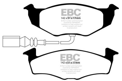 EBC Greenstuff | brzdové destičky přední DP21498