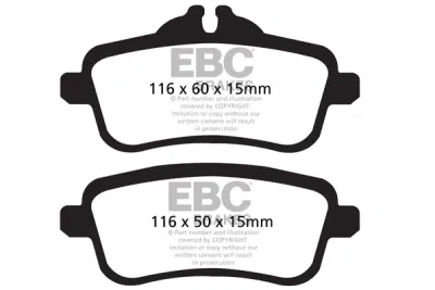 EBC sada brzd PD03KR | destičky Yellowstuff & kotouče Standard zadní PD03KR865