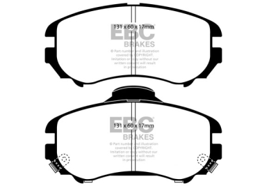 EBC sada brzd PD11KF | destičky Greenstuff & kotouče TurboGroove přední PD11KF609