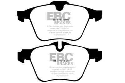 EBC sada brzd PD06KF | destičky Greenstuff & kotouče Ultimax přední PD06KF203