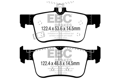 EBC Greenstuff | brzdové destičky zadní DP22301