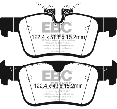 EBC Greenstuff | brzdové destičky zadní DP22306