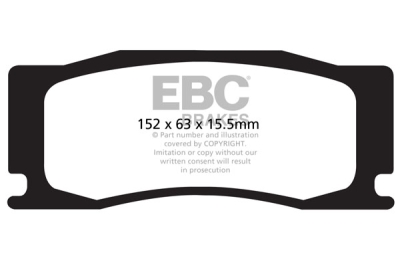 EBC Yellowstuff | brzdové destičky přední  DP42111R