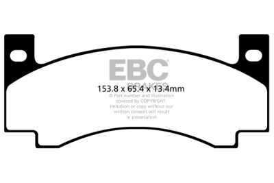 EBC Yellowstuff | brzdové destičky přední  DP41176R