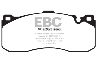 EBC sada brzd PD04KF | destičky Bluestuff & kotouče Standard přední PD04KF815
