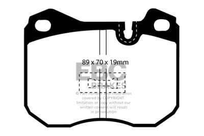 EBC sada brzd PD04KF | destičky Bluestuff & kotouče Standard přední PD04KF866