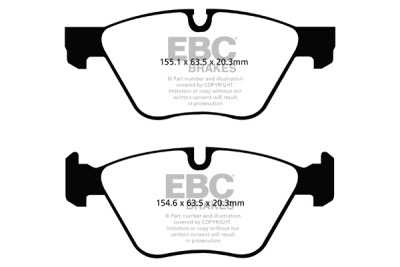 EBC sada brzd PD01KF | destičky Greenstuff & kotouče Standard přední PD01KF207