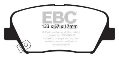EBC sada brzd PD11KF | destičky Greenstuff & kotouče TurboGroove přední PD11KF738