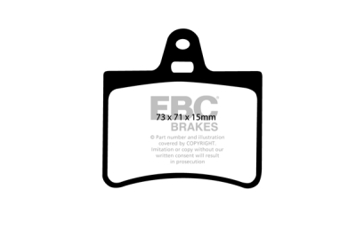 EBC Greenstuff | brzdové destičky zadní DP21373