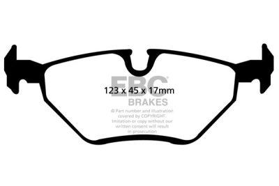EBC sada brzd PD09KR | destičky Bluestuff & kotouče Ultimax zadní PD09KR146