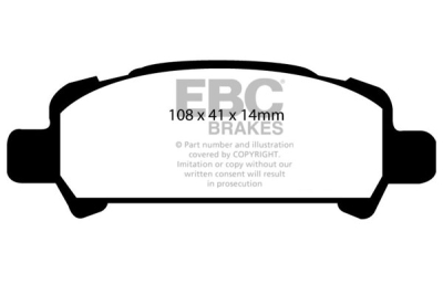 EBC sada brzd PD09KR | destičky Bluestuff & kotouče Ultimax zadní PD09KR149