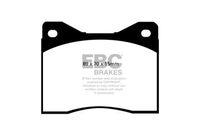 EBC sada brzd PD01KF | destičky Greenstuff & kotouče Standard přední PD01KF222