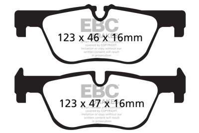 EBC Bluestuff NDX | brzdové destičky zadní DP52132NDX