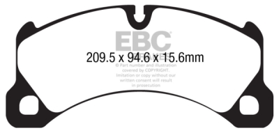 EBC Yellowstuff | brzdové destičky přední  DP42162R