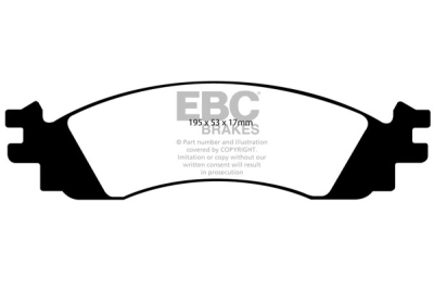 EBC sada brzd PD13KF | destičky Yellowstuff & kotouče TurboGroove přední PD13KF293